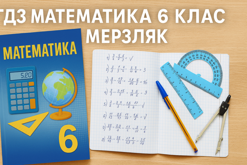 гдз математика 6 клас мерзляк