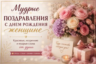 поздоровлення з днем народження жінці