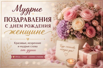 поздоровлення з днем народження жінці